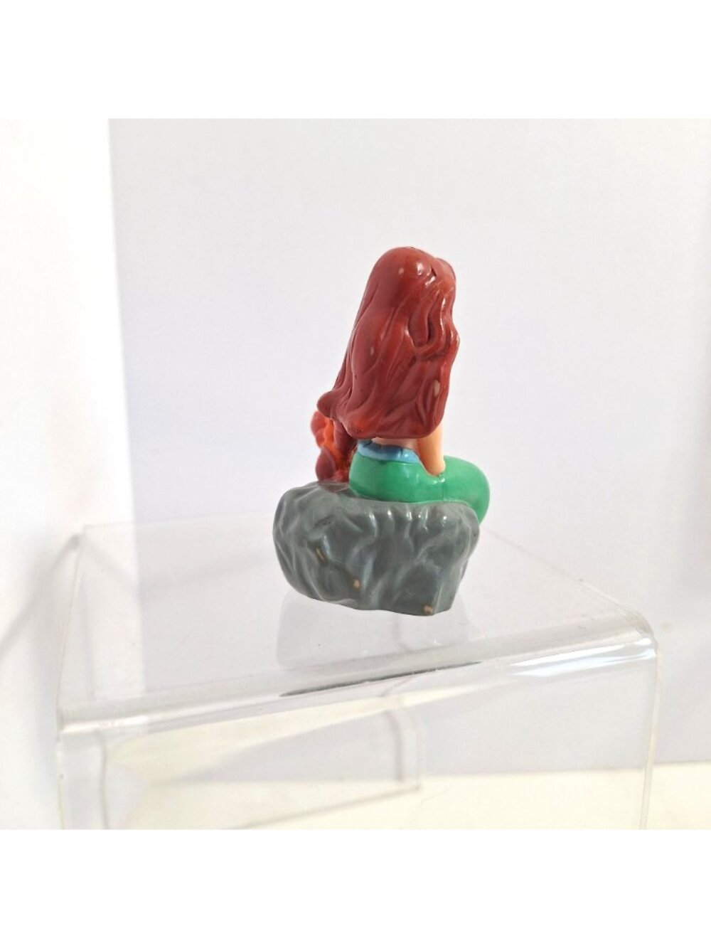 Ariel Sebastian PVC Figure Cake Topper Mermaid Sitting On Rock - Picture 9 of 9